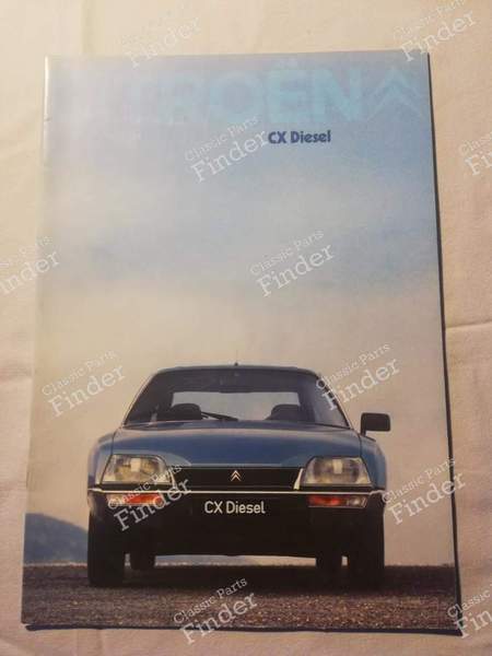 Citroën CX Diesel 2500 brochure - CITROËN CX - 0