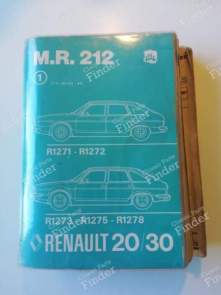 M.R. 212 for R20 & R30 - RENAULT 20 / 30 (R20 / R30) - 7701444870- 0