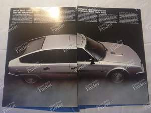 Leaflet + poster - CITROEN CX 25 GTI Turbo - Series 1 - CITROËN CX - thumb-1