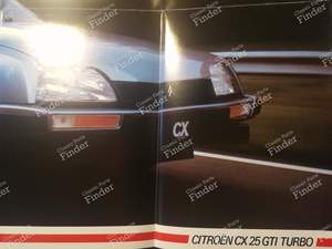 Leaflet + poster - CITROEN CX 25 GTI Turbo - Series 1 - CITROËN CX - thumb-3