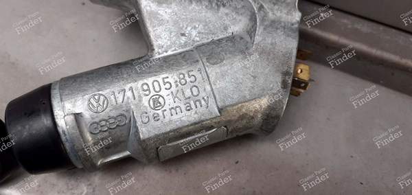 Barillet de contact avec clé et cache en plastique - AUDI Coupé GT/Quattro (B2) - 171905851- 2