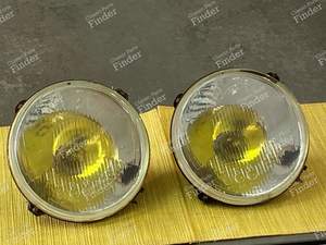 2 Large Cibié Headlights For R8 Gordini, R8S, Caravelle - RENAULT 8 / 10 (R8 / R10) - 1464- thumb-0
