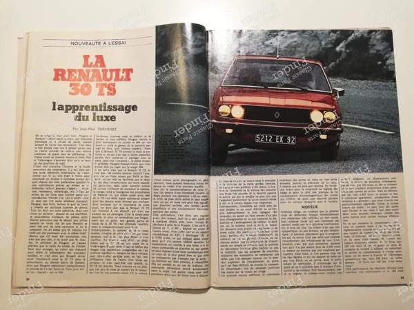 L'Automobile Magazine - #347 (May 1975) - RENAULT 20 / 30 (R20 / R30) - #347- 3
