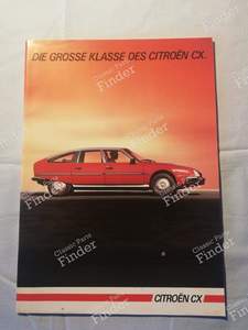 Citroën CX brochure - CITROËN CX