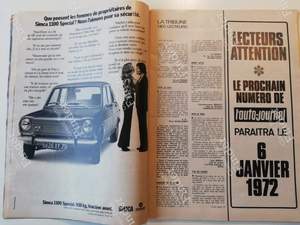 L'Auto-Journal - #25 (December 1971) - RENAULT 5 / 7 (R5 / Siete) - #25- thumb-3