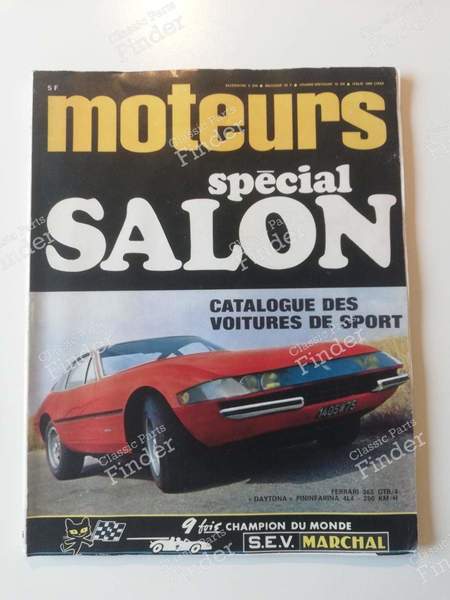 Revue 'moteurs' - 1969 Motor Show Special - RENAULT 8 / 10 (R8 / R10) - N° 75- 0